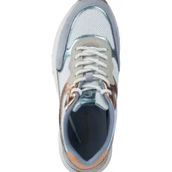 Tamaris 23745-43, Schnürschuhe, Damen, LIGHT BLUE COMB