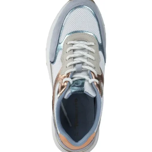 Tamaris 23745-43, Schnürschuhe, Damen, LIGHT BLUE COMB