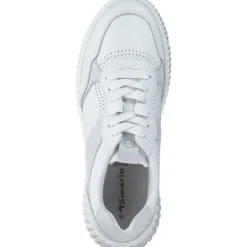 Tamaris 23771, Schnürschuhe, Damen, WHITE COMB