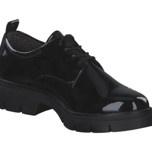 Tamaris 23302, Schnürschuhe, Damen, BLACK PATENT