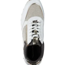 Tamaris 23732, Schnürschuhe, Damen, Weiß Beige