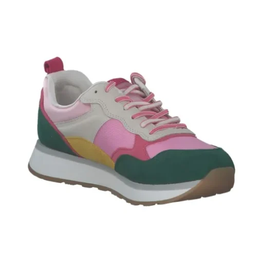 Tamaris 23741, Schnürschuhe, Damen, Pink (Pink Comb)