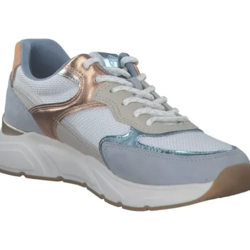 Tamaris 23745-43, Schnürschuhe, Damen, LIGHT BLUE COMB