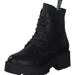 Tamaris 25875, Schnürstiefeletten, Damen, BLACK