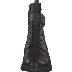 Tamaris 25217, Schnürstiefeletten, Damen, Schwarz