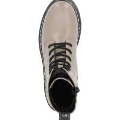 Tamaris 25269, Schnürstiefeletten, Damen, Grau (Sage)