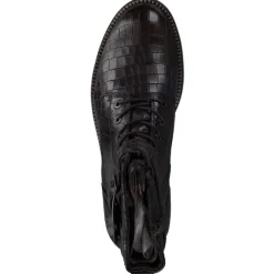 Tamaris 25217, Schnürstiefeletten, Damen, Schwarz