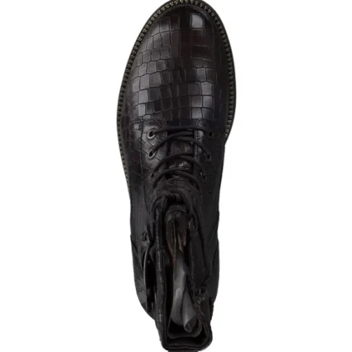 Tamaris 25217, Schnürstiefeletten, Damen, Schwarz