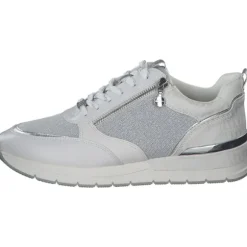 Tamaris 23732, Sneakers Low, Damen, WHT/SILVER COM