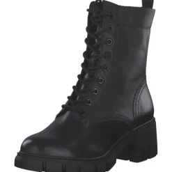 Tamaris 25272, Stiefeletten, Damen, Schwarz (Black Leather)