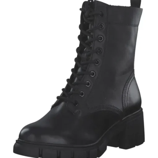 Tamaris 25272, Stiefeletten, Damen, Schwarz (Black Leather)