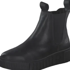 Tamaris 1-25403-43/003, Stiefeletten, Damen, BLACK LEATHER