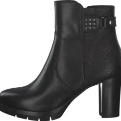 Tamaris 25041, Stiefeletten, Damen, black/struct.