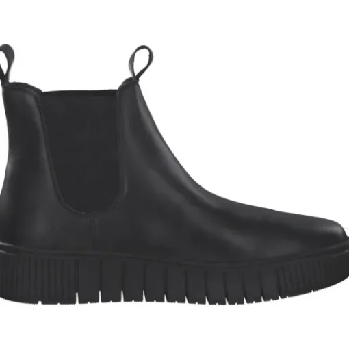 Tamaris 1-25403-43/003, Stiefeletten, Damen, BLACK LEATHER