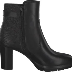 Tamaris 25041, Stiefeletten, Damen, black/struct.