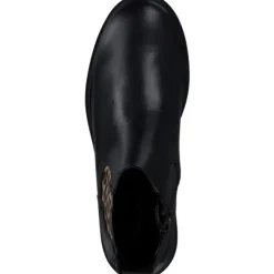Tamaris 25009-43, Stiefeletten, Damen, black/leopard