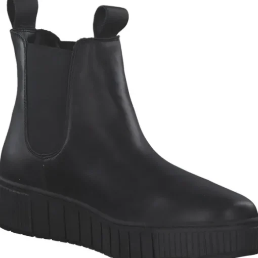 Tamaris 1-25403-43/003, Stiefeletten, Damen, BLACK LEATHER