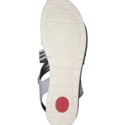 Tamaris Comfort 88707, Keilsandaletten, Damen, Weiß (White/Rosegold)