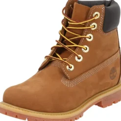 Timberland 6in Premium Boot W, Schnürstiefeletten, Damen, Braun