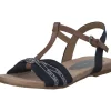 Tom Tailor 5390220008, Keilsandaletten, Damen, NAVY