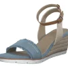 Tom Tailor 5390040017, Plateau-Sandaletten, Damen, sky