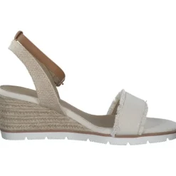 Tom Tailor 5390040017, Plateau-Sandaletten, Damen, Beige