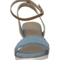 Tom Tailor 5390040017, Plateau-Sandaletten, Damen, sky