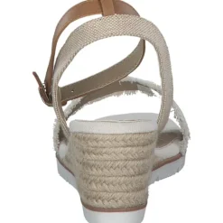 Tom Tailor 5390040017, Plateau-Sandaletten, Damen, Beige