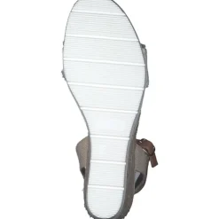 Tom Tailor 5390040017, Plateau-Sandaletten, Damen, Beige