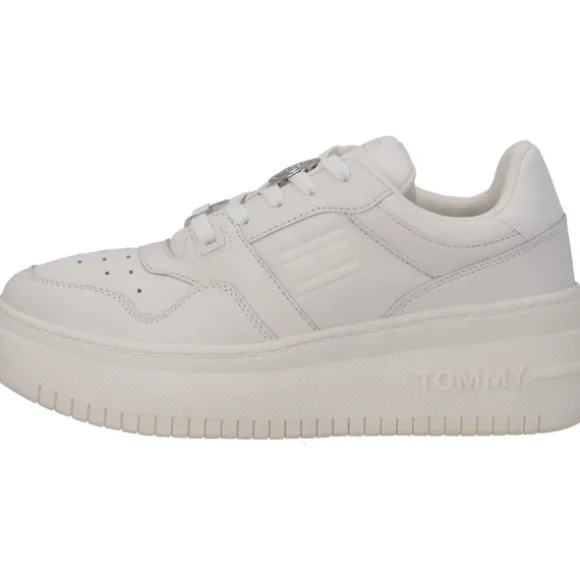 Tommy Hilfiger EN0EN02245, Schnürschuhe, Damen, white/ecru