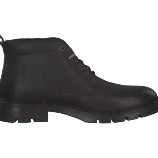 Tommy Hilfiger FM0FM03777, Schnürstiefeletten, Herren, Schwarz