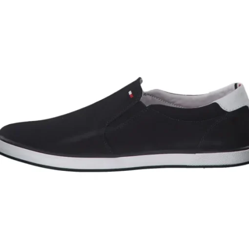Tommy Hilfiger FM0FM00597, Slip-On-Sneaker, Herren, Blau (Midnight/Blau)