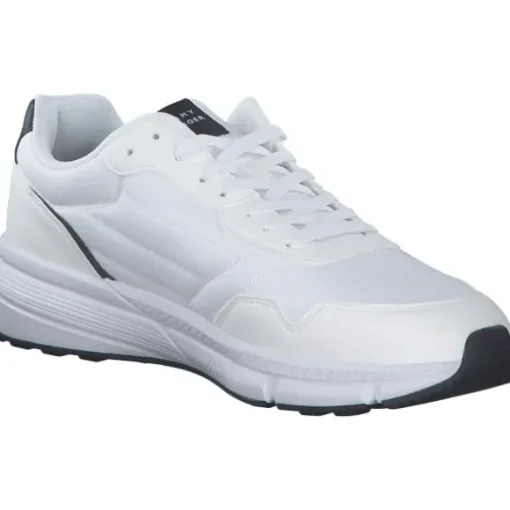 Tommy Hilfiger FM0FM05141YBS FASTON MIX ESS, Klassische- & Business Schuhe, Herren, Weiß