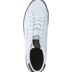 Tommy Hilfiger FM0FM05110YBS TH HI VULC LOW CORE, Klassische- & Business Schuhe, Herren, Weiß