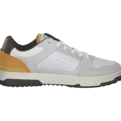 Tommy Hilfiger FM0FM05215ZE1 TH BASKET STREET LTH, Klassische- & Business Schuhe, Herren, City Yello