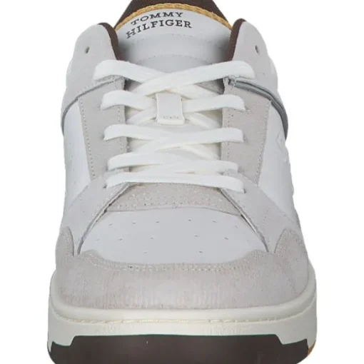 Tommy Hilfiger FM0FM05215ZE1 TH BASKET STREET LTH, Klassische- & Business Schuhe, Herren, City Yello