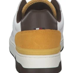Tommy Hilfiger FM0FM05215ZE1 TH BASKET STREET LTH, Klassische- & Business Schuhe, Herren, City Yello
