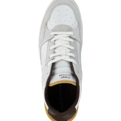 Tommy Hilfiger FM0FM05215ZE1 TH BASKET STREET LTH, Klassische- & Business Schuhe, Herren, City Yello