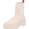 Tommy Hilfiger FW0FW07475, Gummistiefel, Damen, Weiß