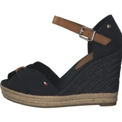 Tommy Hilfiger FW0FW04784, Keilsandaletten, Damen, Desert Sky