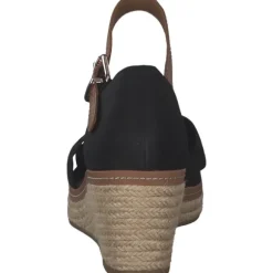 Tommy Hilfiger FW0FW00906, Keilsandaletten, Damen, Schwarz