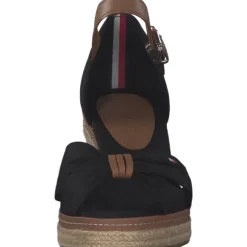 Tommy Hilfiger FW0FW00906, Keilsandaletten, Damen, Schwarz