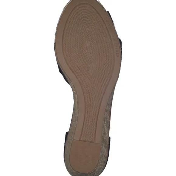 Tommy Hilfiger FW0FW00906, Keilsandaletten, Damen, Schwarz