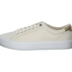Tommy Hilfiger FW0FW07682-AEF Essential Vulc Canvas, Schnürschuhe, Damen, Beige