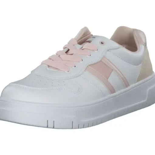 Tommy Hilfiger T3A9-32723, Schnürschuhe, Kinder, bianco/rosa/beige