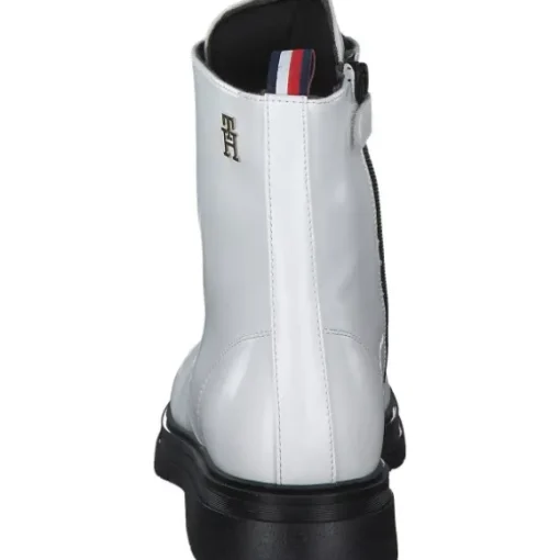 Tommy Hilfiger T4A5-32411, Schnürstiefeletten, Kinder, white
