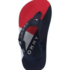 Tommy Hilfiger T1B2-30746, Badelatschen, Kinder, Blau