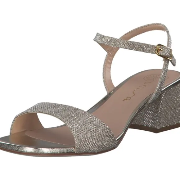 Unisa Kirk, Plateau-Sandaletten, Damen, platino