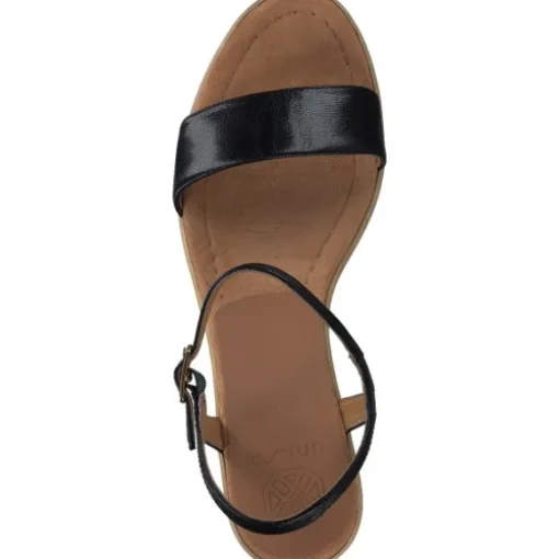 Unisa Rita, Plateau-Sandaletten, Damen, black