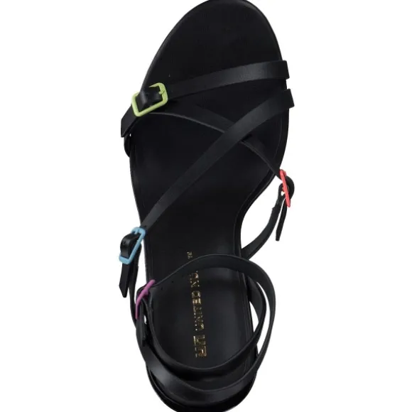 Unisa Sia Strappy, Sandaletten, Damen, black